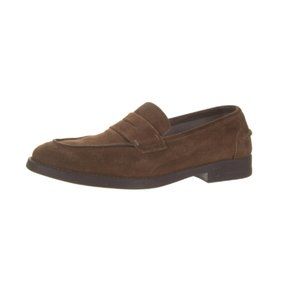 Ferragamo Brown Suede Loafers Size 9D